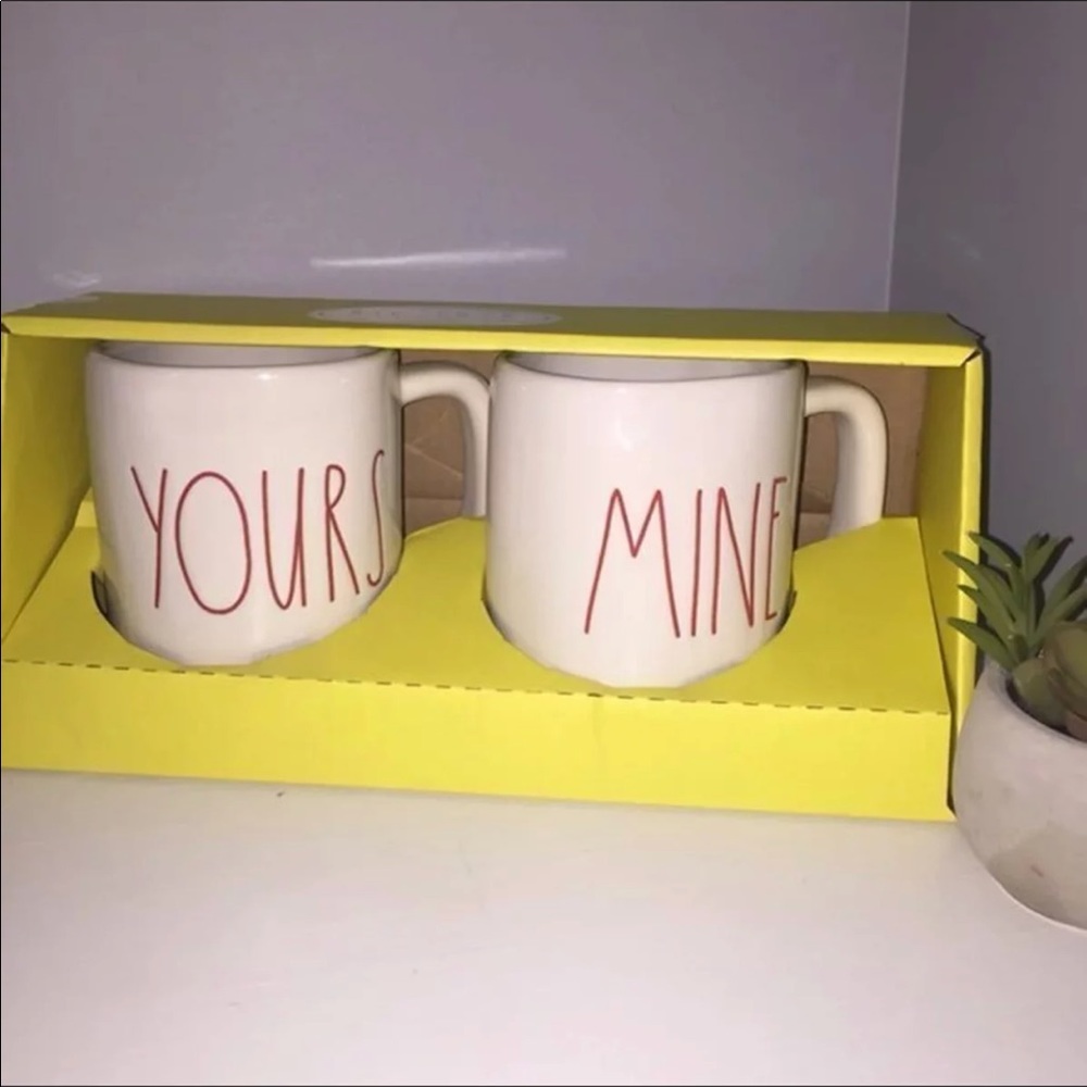☕️ Rae Dunn - Your & Mine Coffee Mug Set - Picture 2 of 2